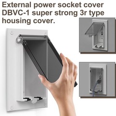DBVC-1 Extra Duty 1-Gang Vertical Outdoor Outlet Cover for Dbvc-1-2pack