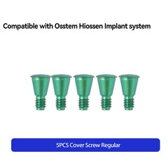Dental Cover Screws Mini Regular for Osstem Hiossen Healing Abutment Hex 1.2