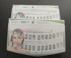 Dental Orthodontic Passive Self Ligating Brackets Roth 022 Hooks 345 Mesh Base