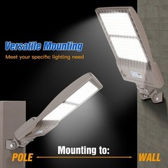 320W 48000LM Outdoor LED Shoebox Parking Lot Light Commercial Street Area Lights
