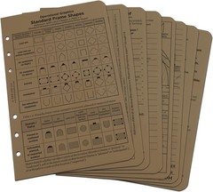 Rite in the Rain All Weather Tactical Reference Card Set 4 5/8 x 7 Tan Sheet