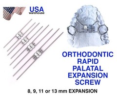 Dental Orthodontic Rapid Maxillary Expansion Screw Palatal Split Hyrax Expander