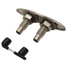 Attwood 66519-1 Retractable Low-Profile Stainless Steel Marine Boat 8-Inch Ne…