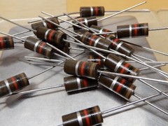 Vintage Carbon Comp 2 Watt Resistors Allen-Bradley Stackpole IRC You Choose