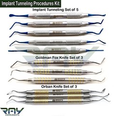 Sinus Gum Lift Tunneling Procedure Kit Gingival Grafting Periodontal Knives CE