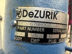 6″ DEZURIK PEC Plug Valve Flanged End Cast Iron 175 psi PN 9652678R002