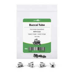 Dental Orthodontic Buccal Tube 1st Molar Bondable Non-conv Roth/MBT.022/018 Mono