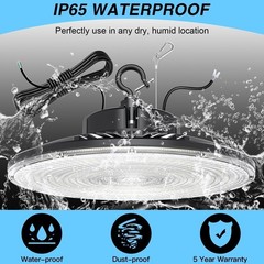 150W LED High Bay Light Warehouse Factory Industrial Commercial UFO Lamp 21000LM