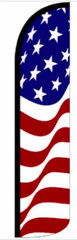 USA or American Glory Advertising Feather Banner Swooper Flag Kit. On Sale!