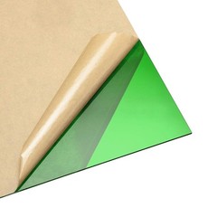 2 Pack 12×12 x 1/8″ Green Clear Acrylic Plexiglass Sheet 3mm Thick PMMA