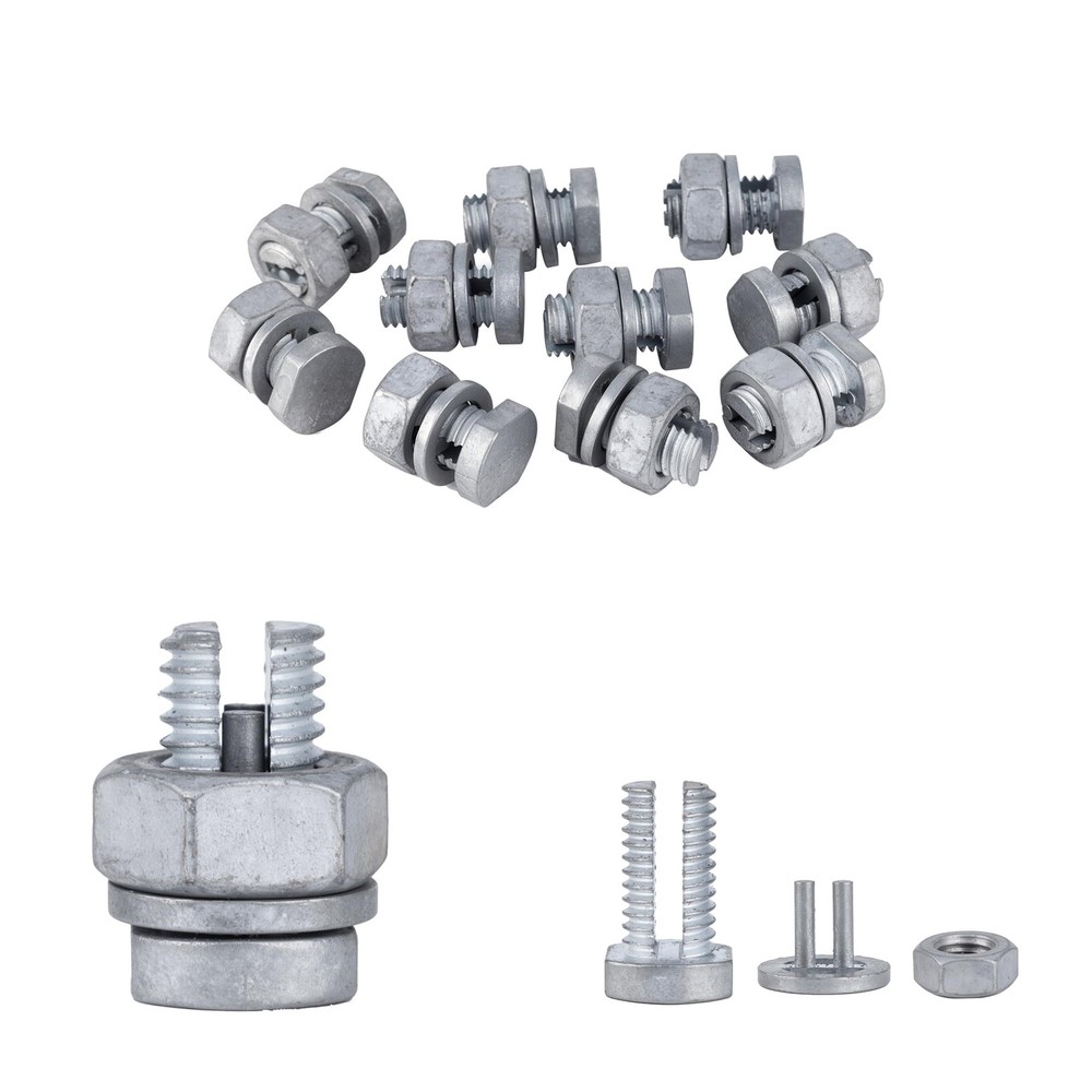 Split Bolts Electrical Fence Connector Wire Join Clamp Split Bolt Wire Connec…