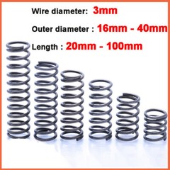 Compression Spring Various Size 16-40mm Diameter 20-100mm Length Pressure Small