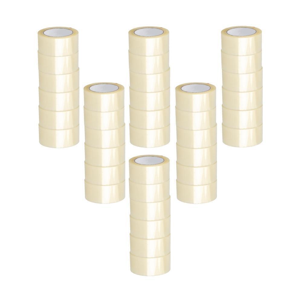 36 Rolls Carton Box Sealing Packaging Packing Tape – 2 Mil, 2″ x 55 Yards