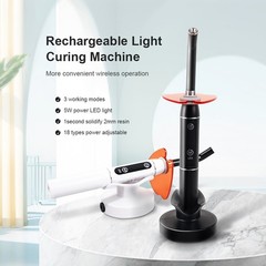 Dental Wireless Cordless LED Cure Curing Light Lamp 2000mw 5W Tool Resin Cure US