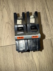 FEDERAL PACIFIC FPE NA240 STAB-LOK CIRCUIT BREAKER 40 AMP 2-POLE 120/240 VAC