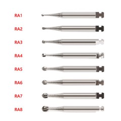 5-50pcs Dental Bur Round Latch Carbide RA Fit Low Speed Contra Angle Handpiece