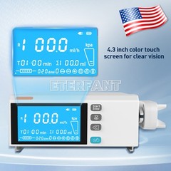 Medical/Lab Use Syringe Pump 4.3 Inch Color Touch Screen Stackable Design