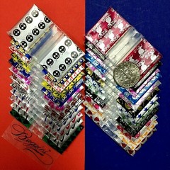 BaggiesSince1987 – 1034 Design Zip Bags Metallic 25 DSN MIX 100PCS, READ DETAILS