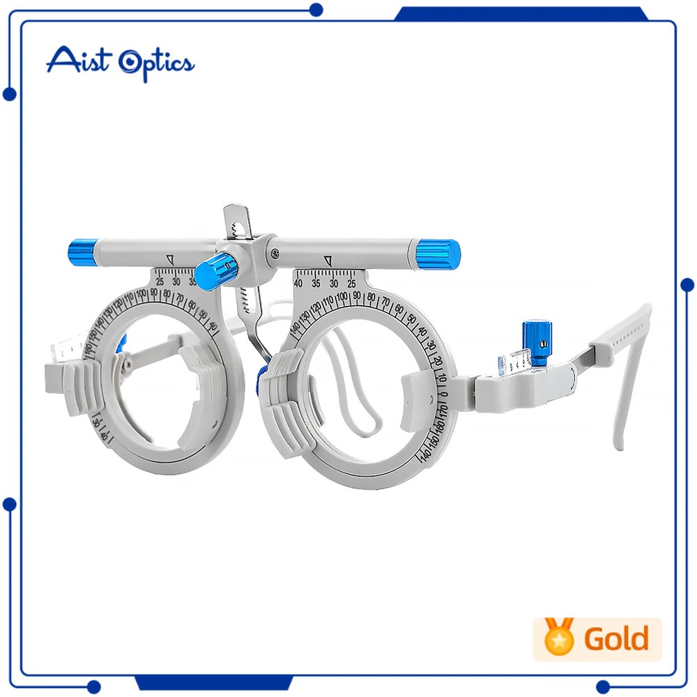 Ultra-Light 50g Titanium Trial Frame – Adjustable Nose Pads & Temples