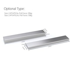 10PCS N52 Strong Neodymium Magnets Rare Earth Lifting Bar Long Magnets 60x10x3mm