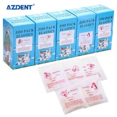5000pcs Orthodontic Dental Elastics Band Animal images Fox Rabbit Squirrel