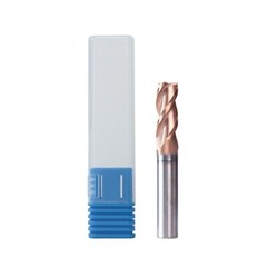 3 Flute 1/4″x3/4″ x 2-1/2″ Solid Carbide End Mill – ALCrN Coated CNC Bit