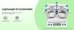 Ultra-Light 50g Titanium Trial Frame – Adjustable Nose Pads & Temples