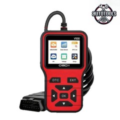 V500 OBD2 Scanner Diagnostic Tool, Car Truck Code Reader 12V/24V – Red