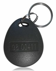 100 RFID Proximity Key Fobs 26 Bit Wiegand H10301 Keyless 125 kHZ–Thick, Grey