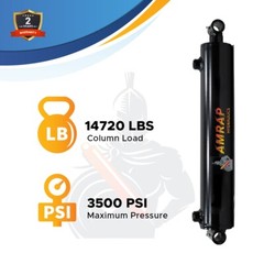 2.5×20 Hydraulic Cylinder-2.5″ Bore, 20″ Stroke -Welded Cross Tube Cylinder(new)