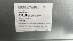 Eaton BRP16L150 150A 16 Space 32 Circuit Indoor Main Lug Load Center Panel New