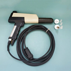 Manual Electrostatic powder coating spray gun with nozzle and HV cascade for PG1