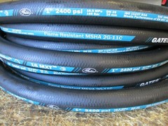 GATES HYDRAULIC HOSE 16MXT 1″ 25′ FEET TWO WIRE HOSE SAE 100R16 2400 PSI