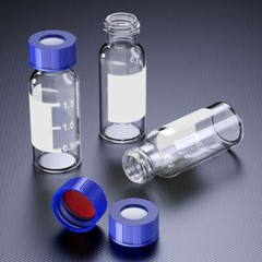 10000pcs 2mL Clear Screw Bottle HPLC Autosampler Vials for Agilent Waters Varian