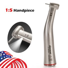SANDENT Dental 1:5 LED Contra Angle Handpiece Standard Internal Four Spray UD