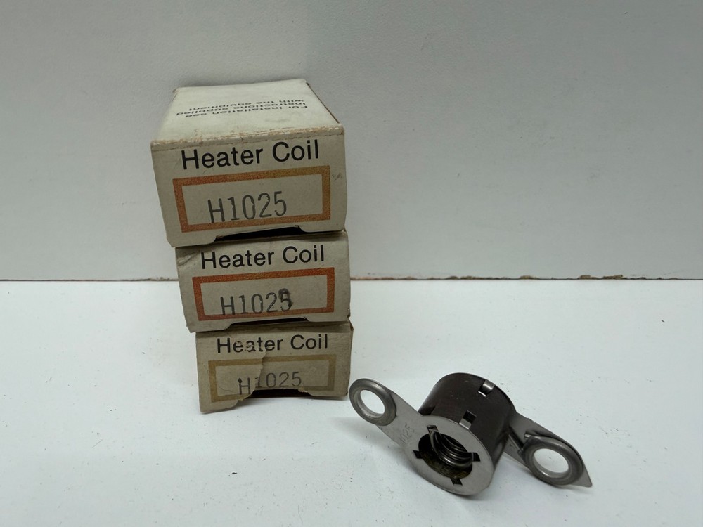 LOT OF (3) NEW IN BOX! EATON CUTLER-HAMMER OVERLOAD RELAY HEATER COILS H1025