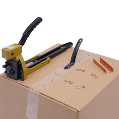 Carton Stapler w/100 Staples for Sealed Boxes, Cartons, Corrugated Cardboard??