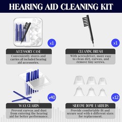 Wovnet Hearing Amplifier Cleaning Tools, Compatible with Audien Aid…