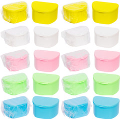 Denture Retainer Cases Dental Teeth Guard Holder, Travel Cleaning Container