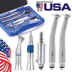 Dental PANA MAX E-Type Push Button High&Low Speed Handpiece Kit 4Holes