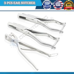 Ear Notcher 6″ U V O Shape Stainless Hog Goat Lamb Sheep IdentificationODM NEW