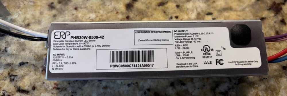 ERP PHB30W-0500-42