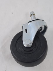 ER Wagner 3″ Swivel Caster Wheel Stem Mount 250lb Capacity Black Rubber New