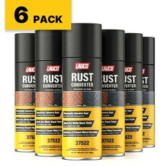 LAUCO Rust Converter Spray 13oz Pack of 6, Fast Dry Rust Remover & Converter