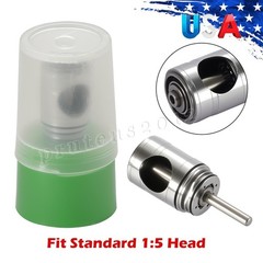 Dental 1:5 Increasing Handpiece Contra Angle LED Fiber Optic /Cartridge Rotor US