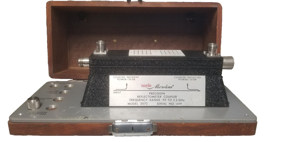 Narda Microwave 5072 Precision Reflectometer Coupler 0.95 GHz to 2.2 GHz w/ case