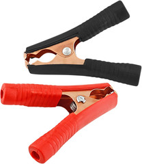 4Pcs 100A Insulated Alligator Clips Electrical Heavy Duty Alligator Clamps, Batt