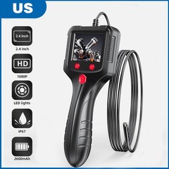 1080P HD LED Handheld Industrial Endoscope 8mm Borescope Snake Camera Inspection