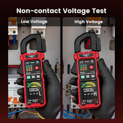 Smart Digital Clamp Meter with HD Screen, Inrush Current & Auto-Ranging