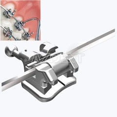 AZDENT Dental Ortho Brackets Brace Self-Ligating Active Mini Roth 022 Hooks 345